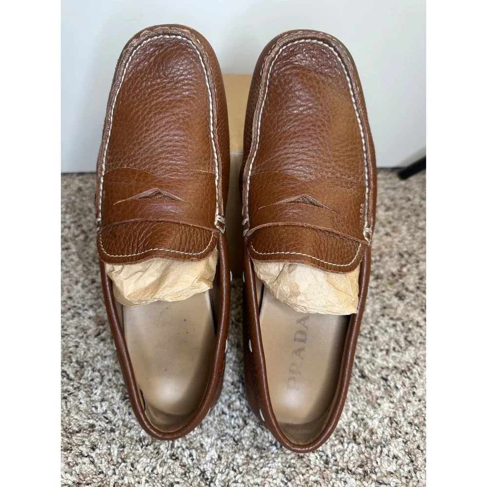 Prada driving loafers